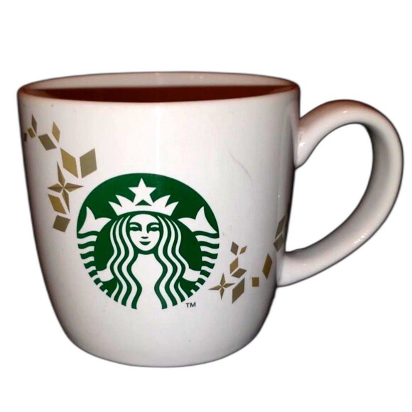 STARBUCKS HOLIDAY Collection Coffee Mug Tea Cup Green Siren Collectible 2013 - Picture 2 of 7